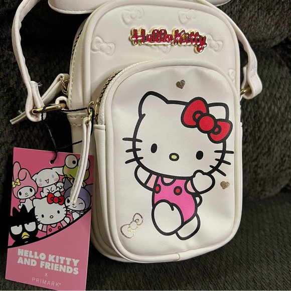 New Hello Kitty Primark White Crossbody Bag - Picture 2 of 6